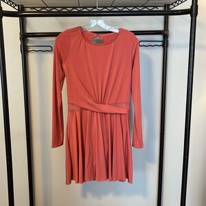Coral mini dress/romper